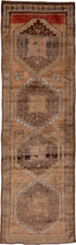 Vintage Oushak Runner Rug (3' x 10')